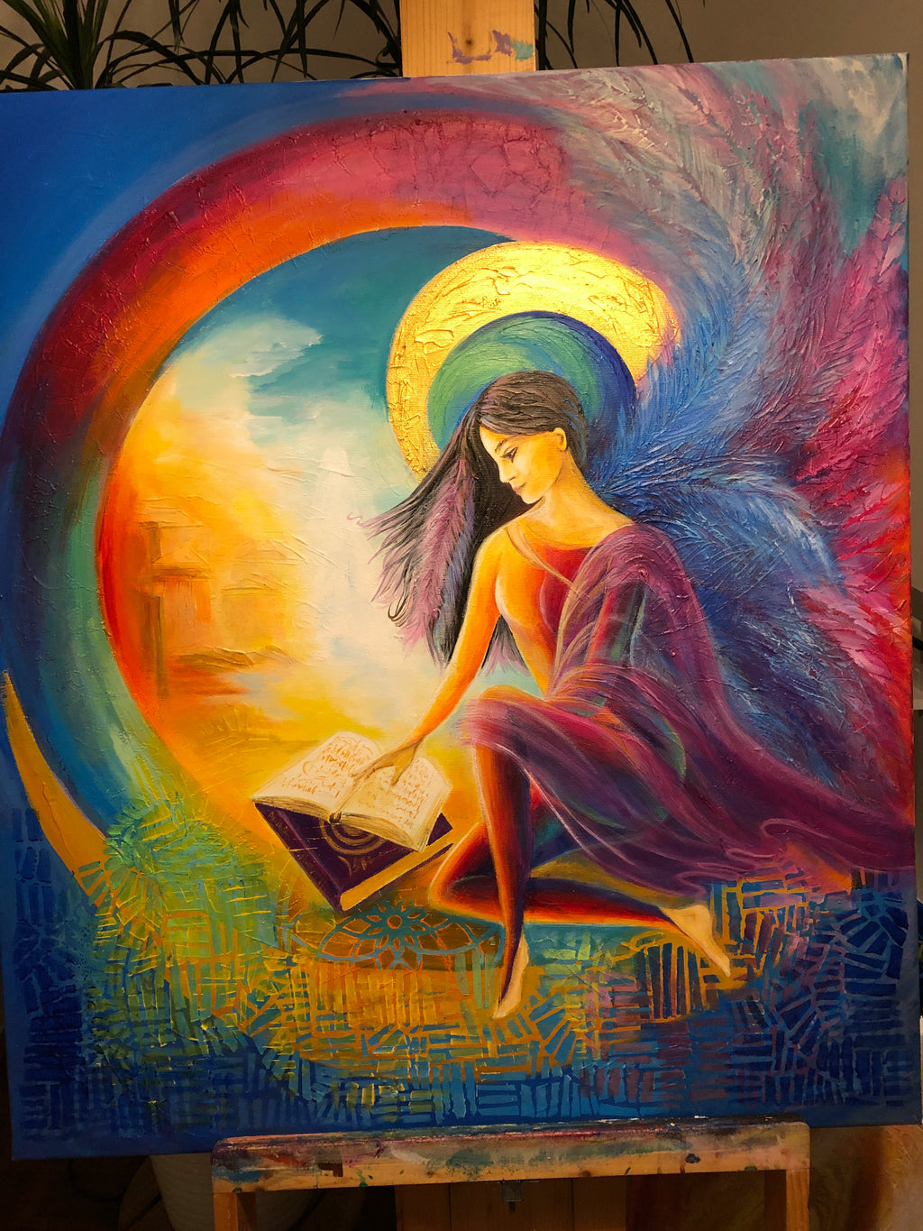 Originální obraz na míru ''Skrytá Šamanka'' 80x90cm