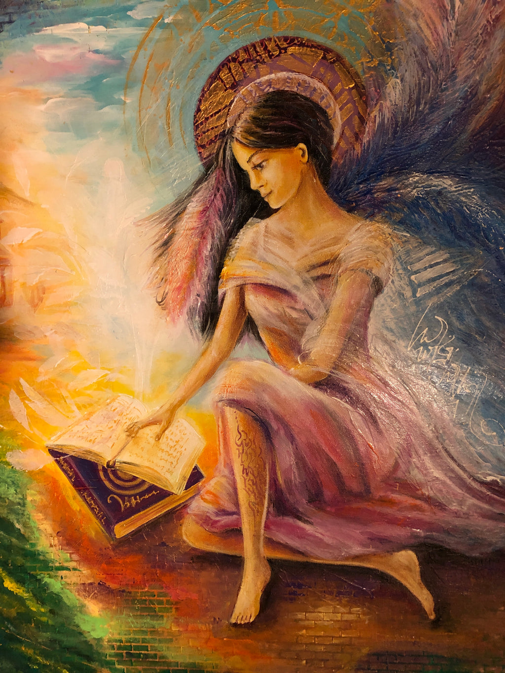 Originální obraz na míru ''Skrytá Šamanka'' 80x90cm