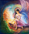 Originální obraz na míru ''Skrytá Šamanka'' 80x90cm