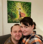 Originální obraz ''Partnerství'' na míru 70x80cm