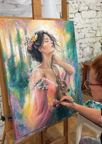 Originální obraz z kolekce Pohádkový Rok - Kouzlo zvané Láska - 70x90cm