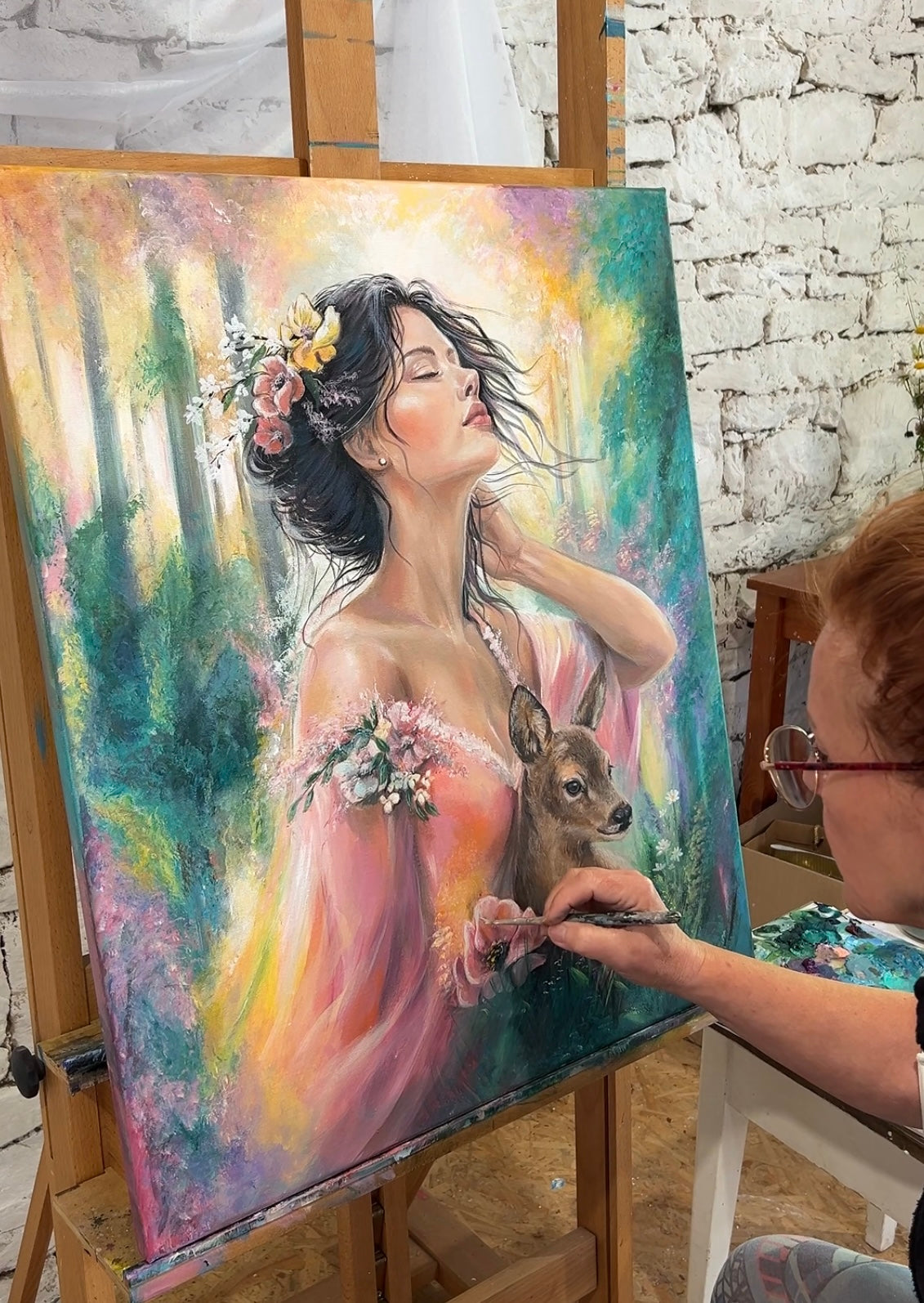 Originální obraz z kolekce Pohádkový Rok - Kouzlo zvané Láska - 70x90cm