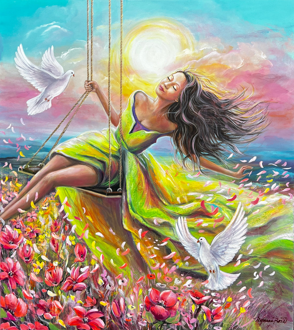 Originální obraz Duše na zakázku pro Jitku - 80x90cm