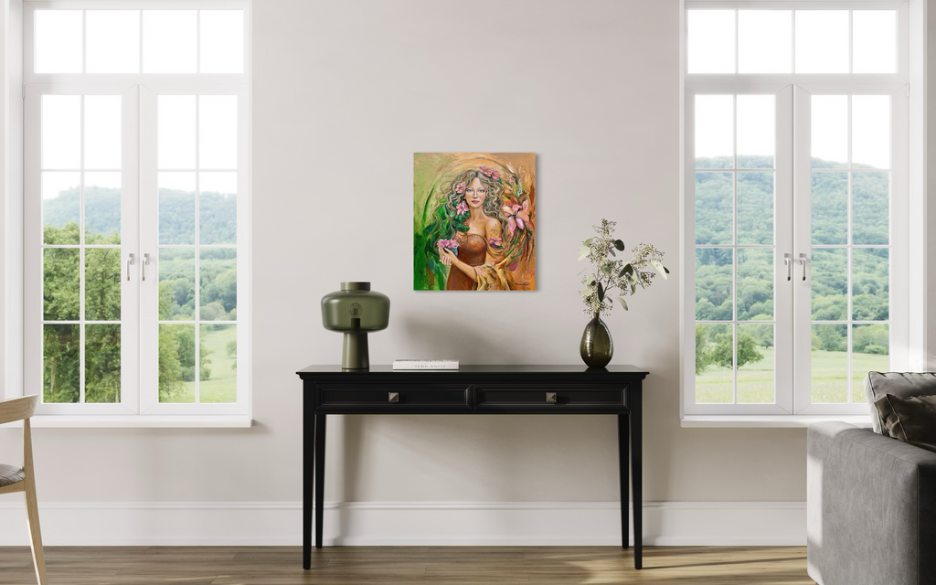 Reprodukce originálního obrazu - Žena ve znamení Panny - 50x60cm
