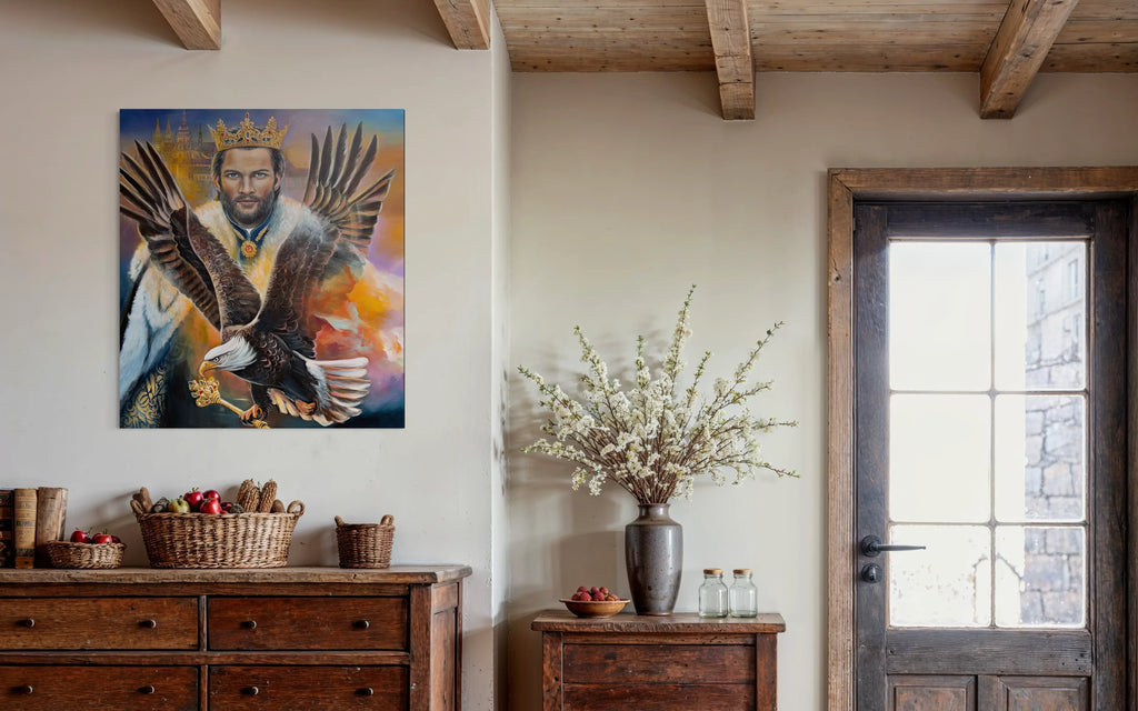 Originální obraz Přichází Král 80x90cm