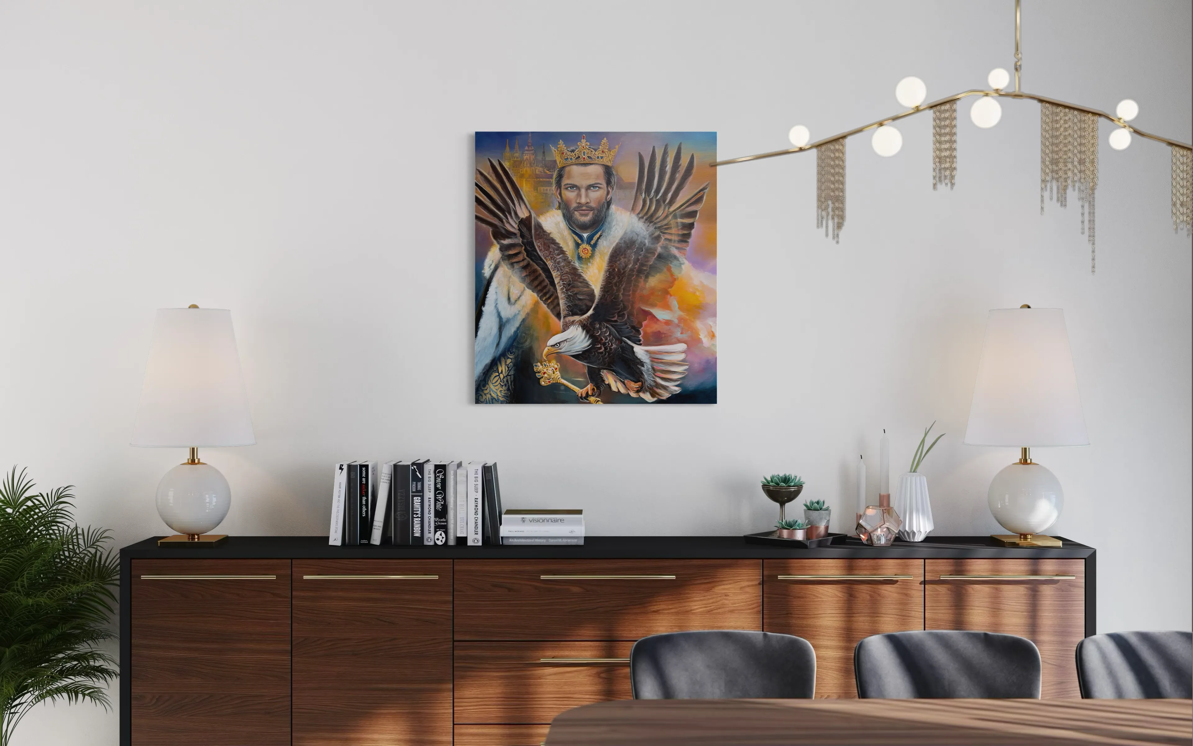 Originální obraz Přichází Král 80x90cm