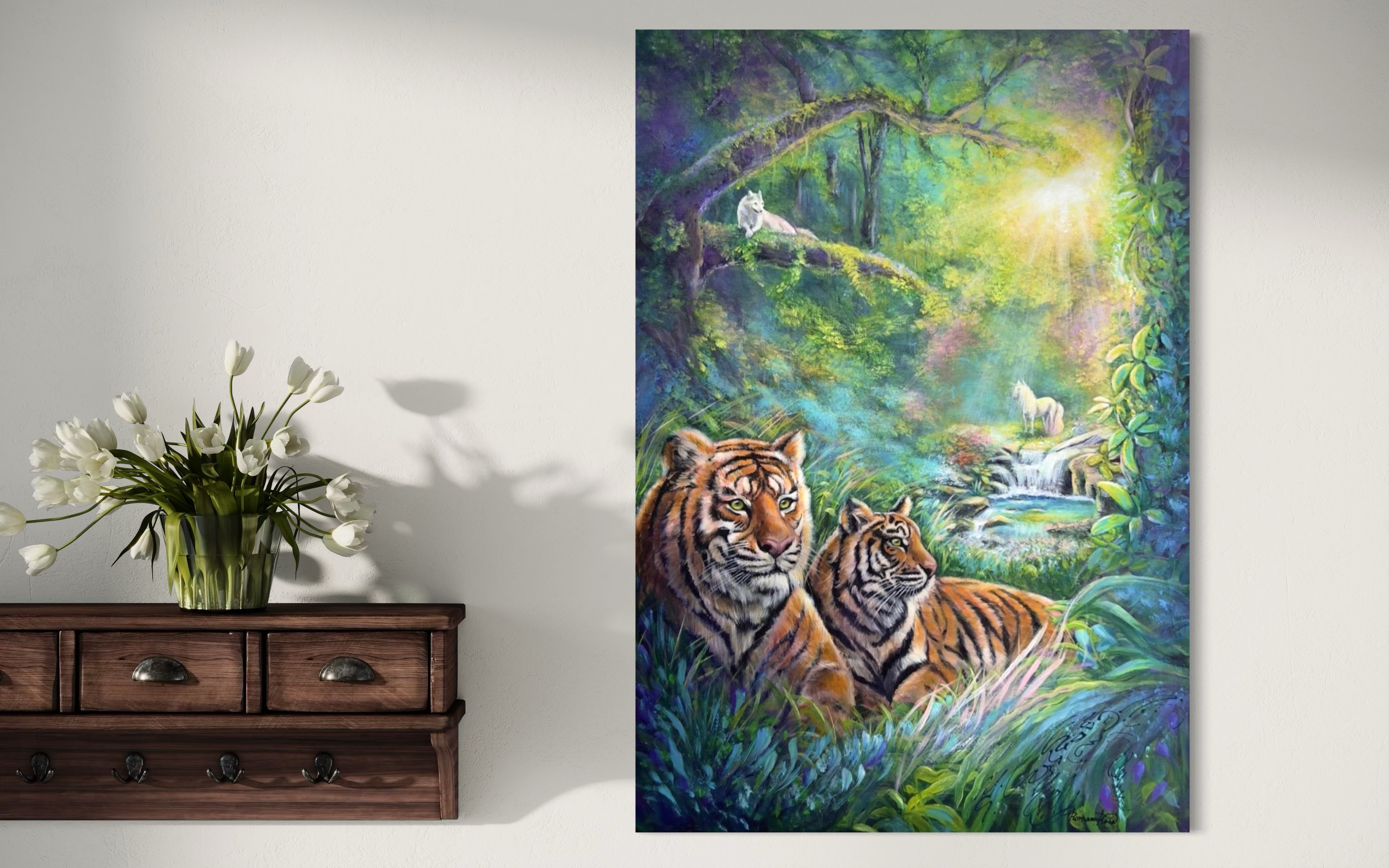 Originální obraz na míru pro Rodinu Moni - 80x90cm