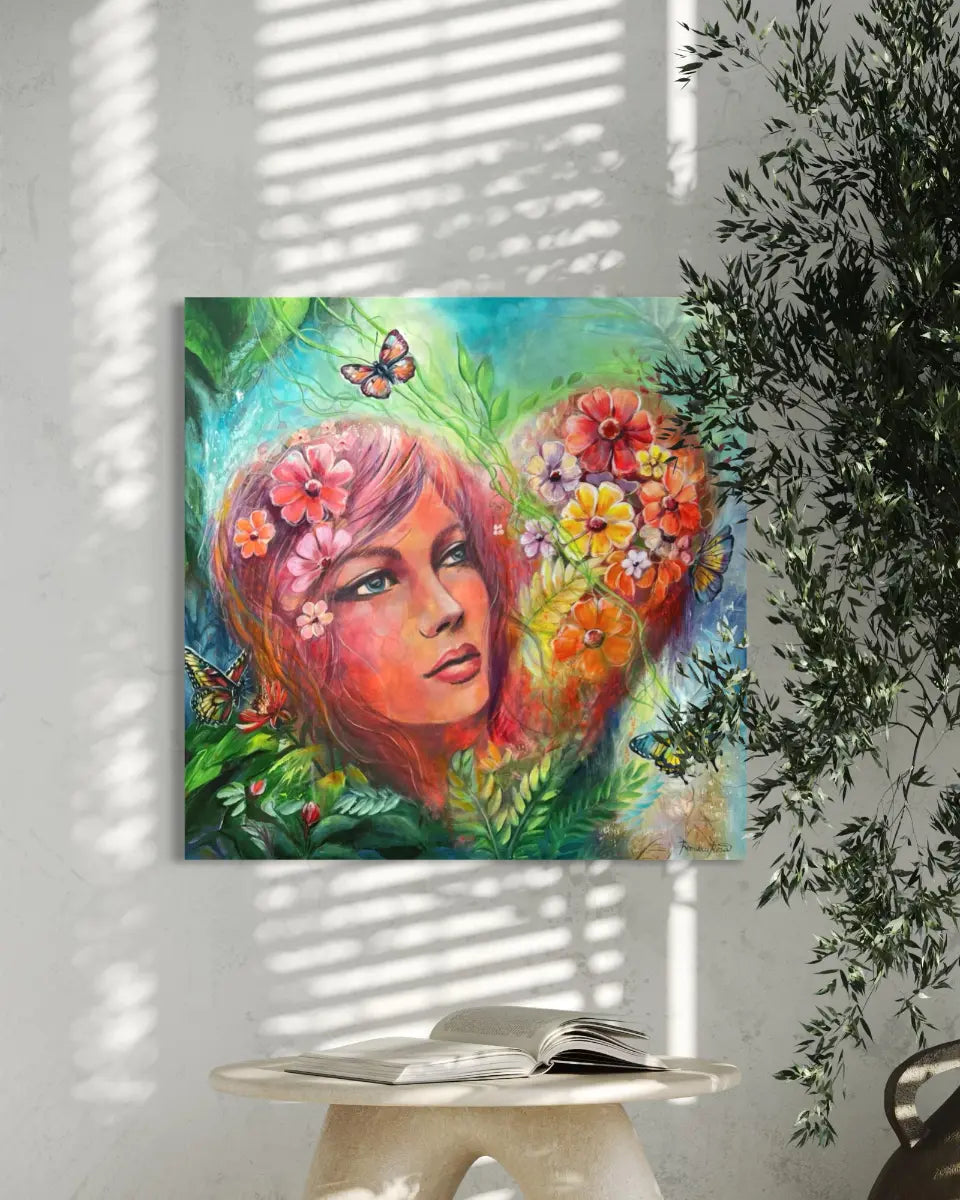 Originální obraz - Ze srdce pro tebe - 80x80cm
