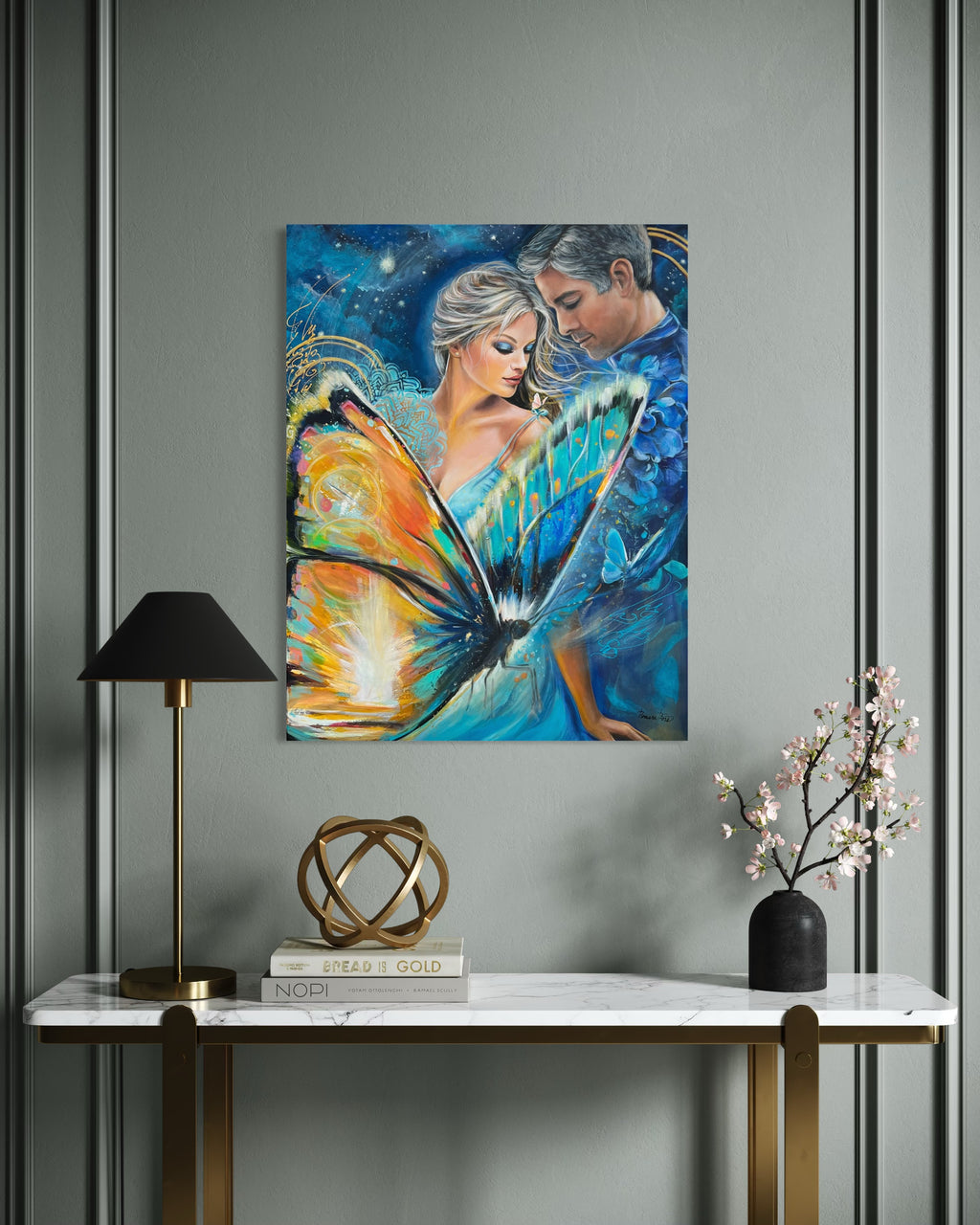 Originální obraz - Jsme pod stejnou hvězdou - 70x90 cm