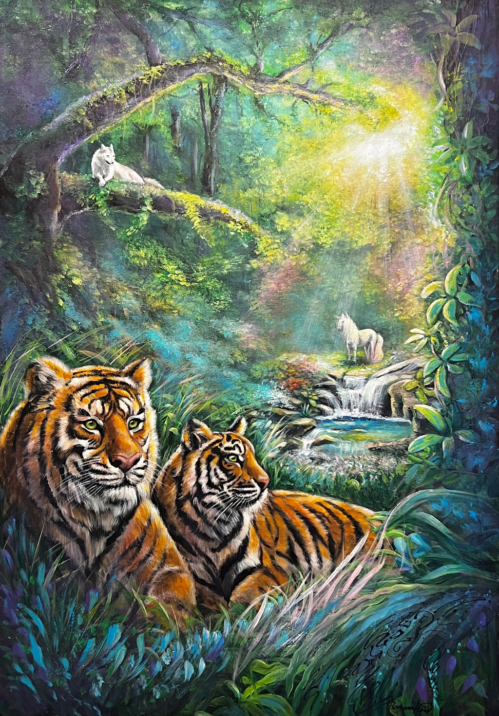 Originální obraz na míru pro Rodinu Moni - 80x90cm