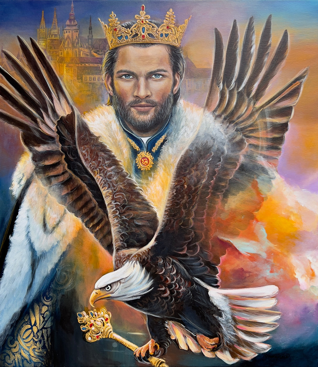 Originální obraz Přichází Král 80x90cm