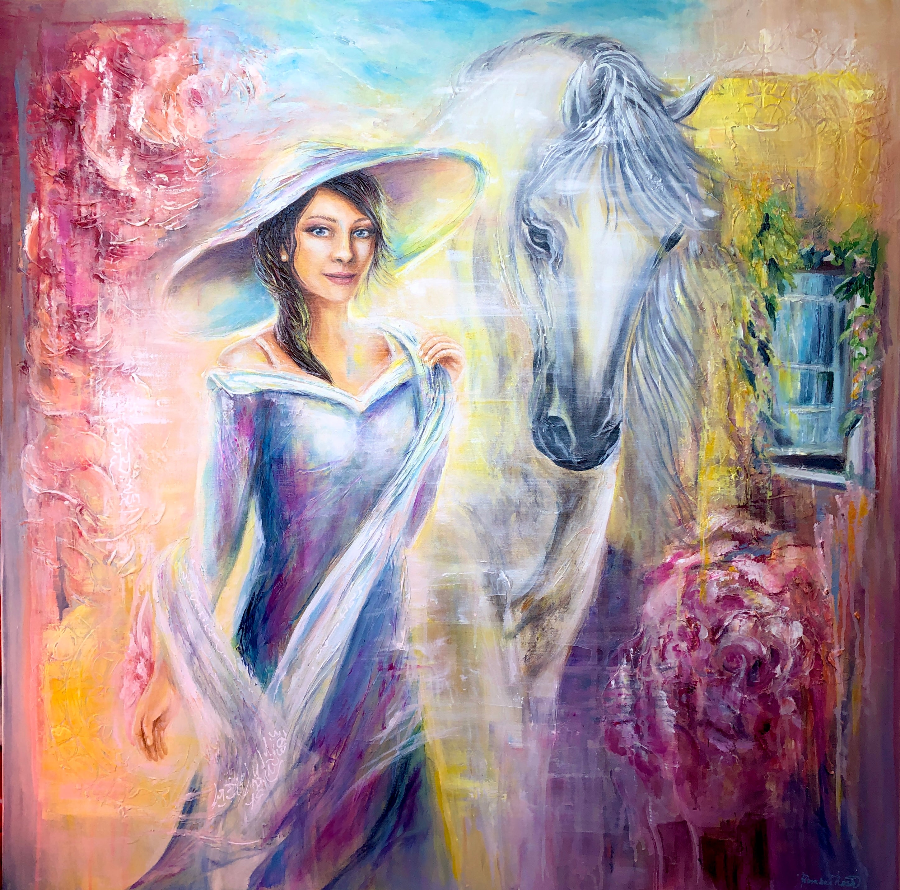 Originální obraz na míru ''Přátelství'' 80x90cm