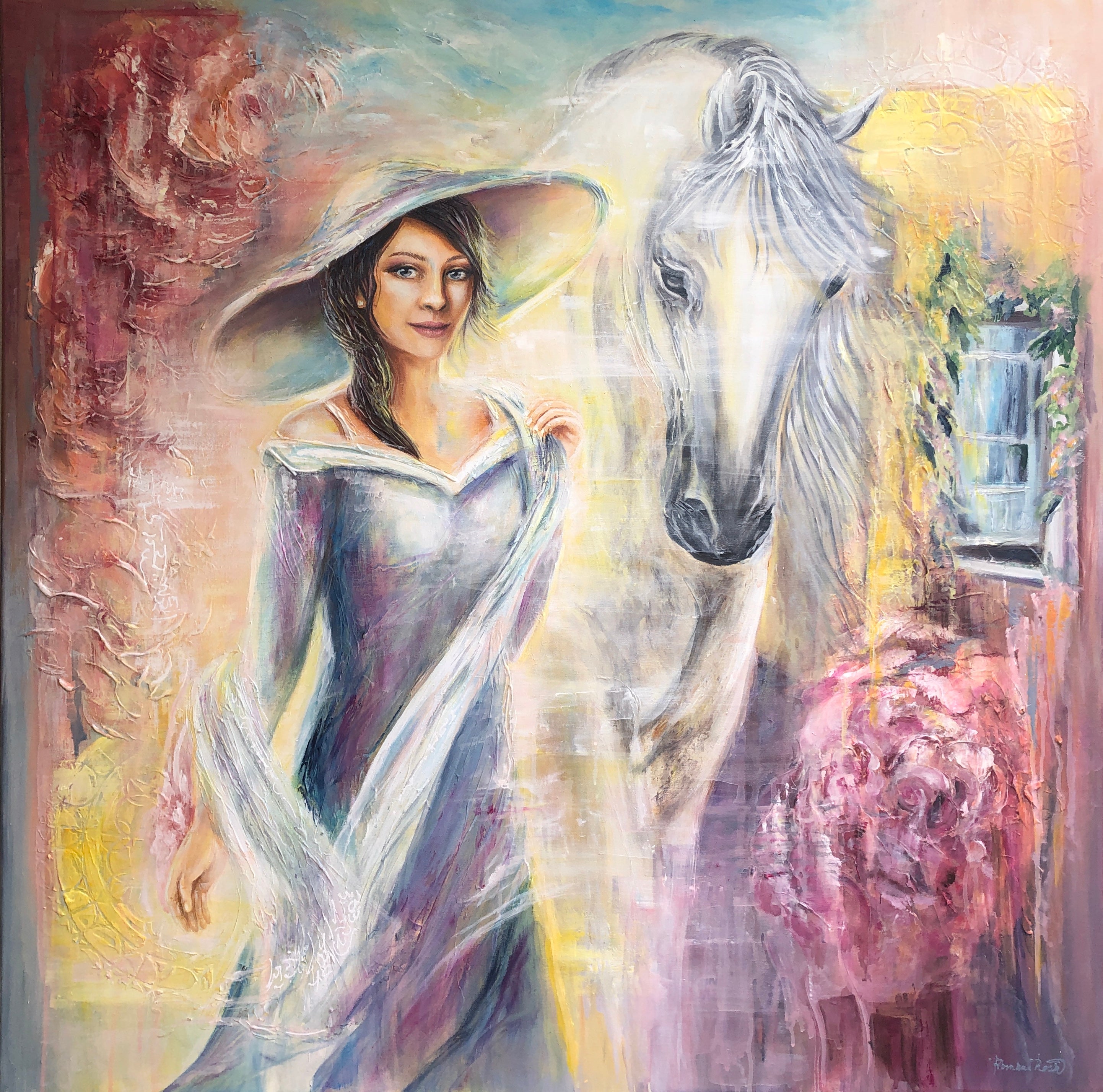 Originální obraz na míru ''Přátelství'' 80x90cm