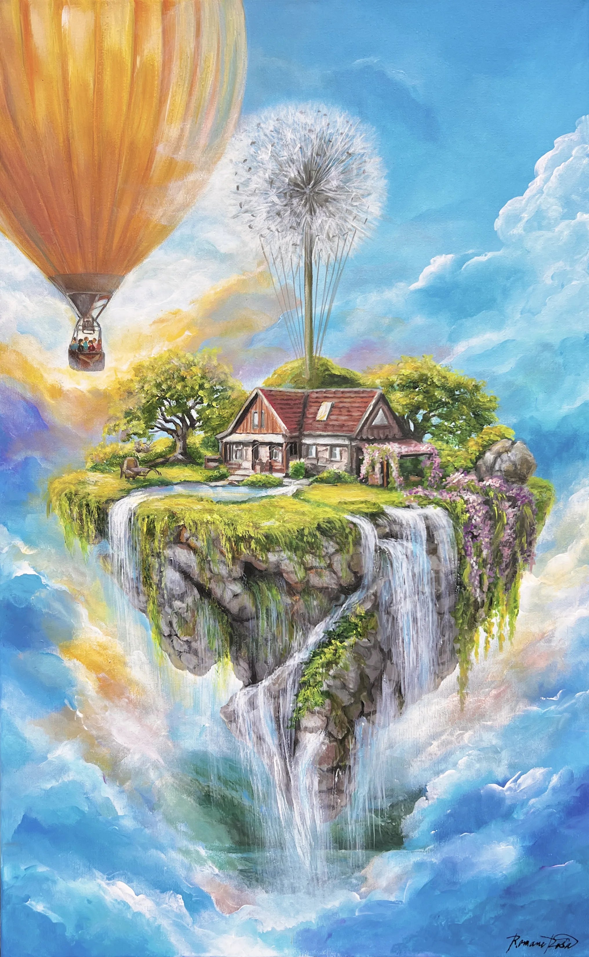 Originální obraz - ''Místo, kde je vidět více'' - 50x80 cm