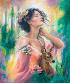 Originální obraz z kolekce Pohádkový Rok - Kouzlo zvané Láska - 70x90cm