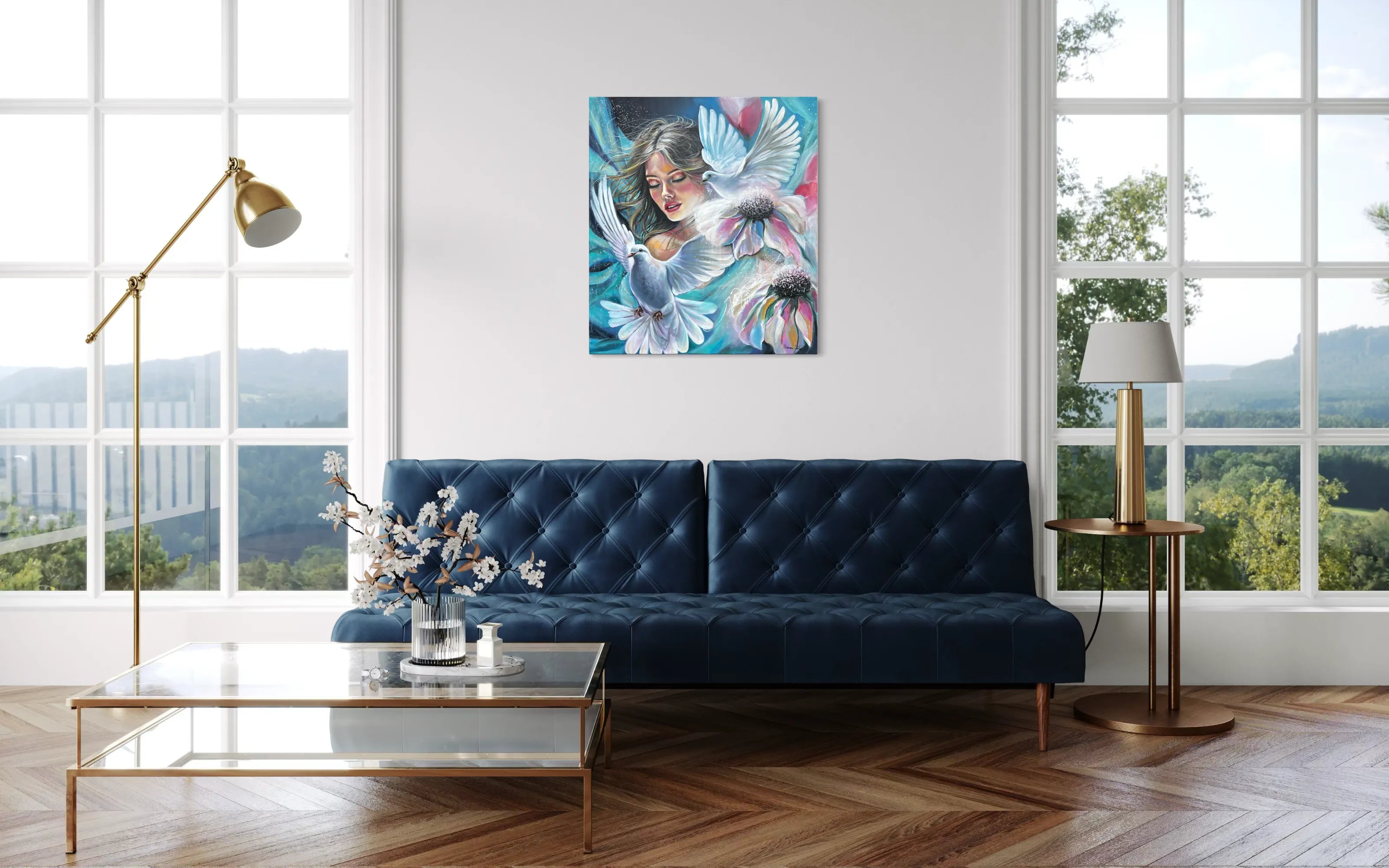 Originální obraz na zakázku - Smíření - 80x90