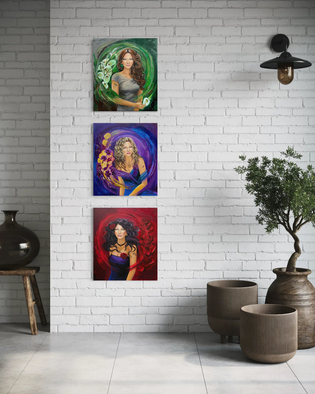 Reprodukce originálního obrazu - Žena ve znamení Střelce - 50x60cm