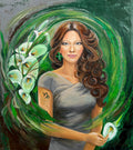 Reprodukce originálního obrazu - Žena ve znamení Kozoroha - 50x60cm