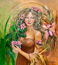 Reprodukce originálního obrazu - Žena ve znamení Panny - 50x60cm