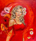 Reprodukce originálního obrazu ''Žena ve znamení Berana'' 50x60cm